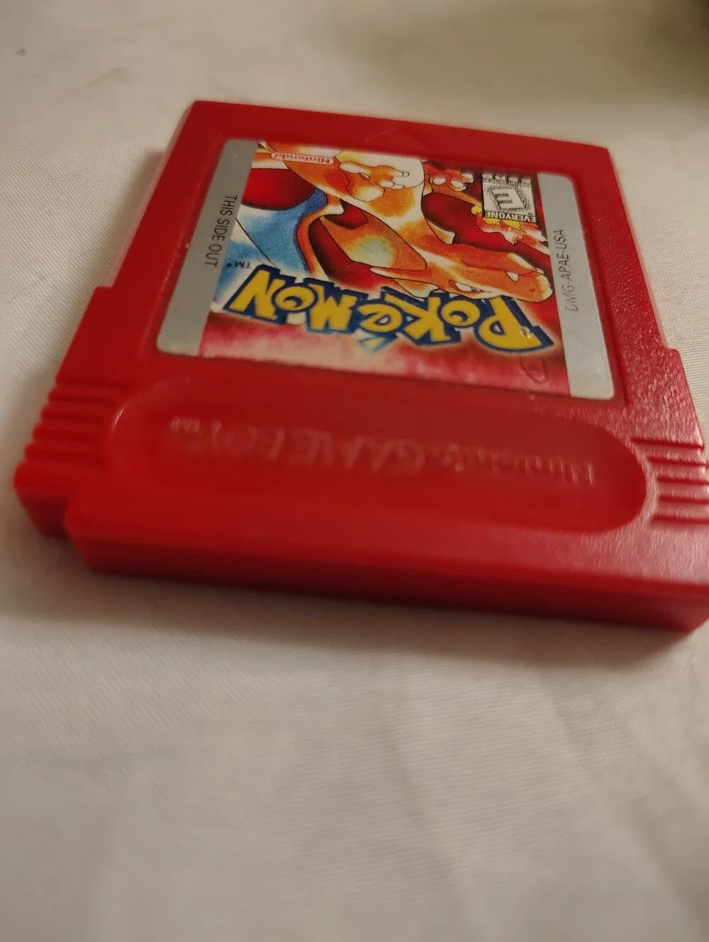 Pokémon Red Version Nintendo Game Boy Cartridge Authentic Tested